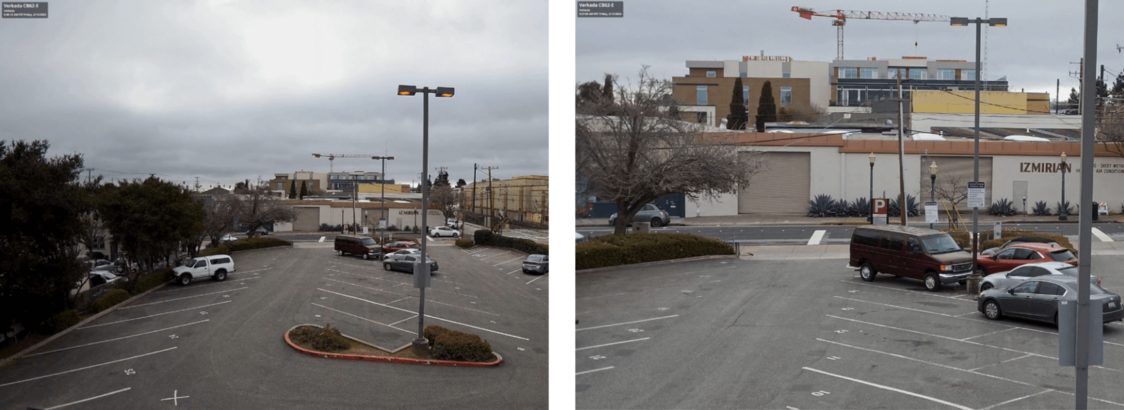 Security camera focal length and zoom